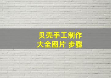 贝壳手工制作大全图片 步骤